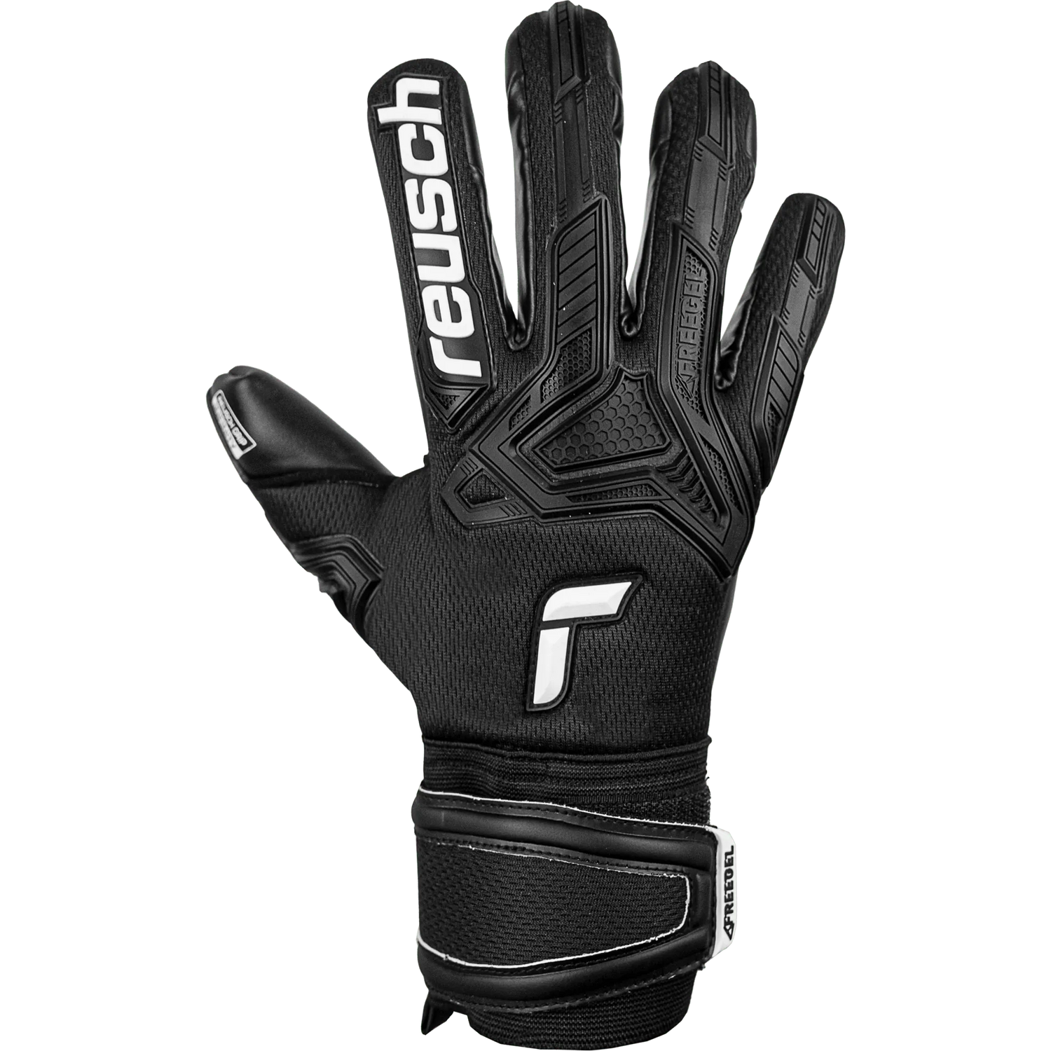 Reusch Attrakt Freegel Infinity FS Goalkeeper Glove - Black (Single - Outer)