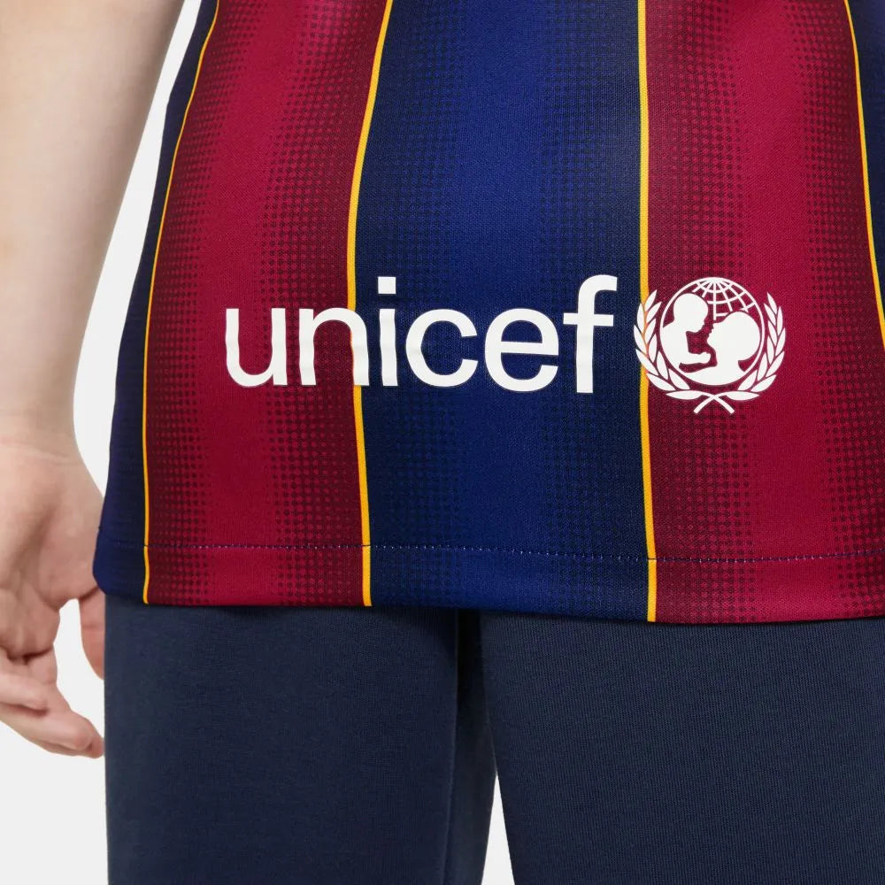 Nike 2020-21 Barcelona Youth Home Jersey - Blue-Red