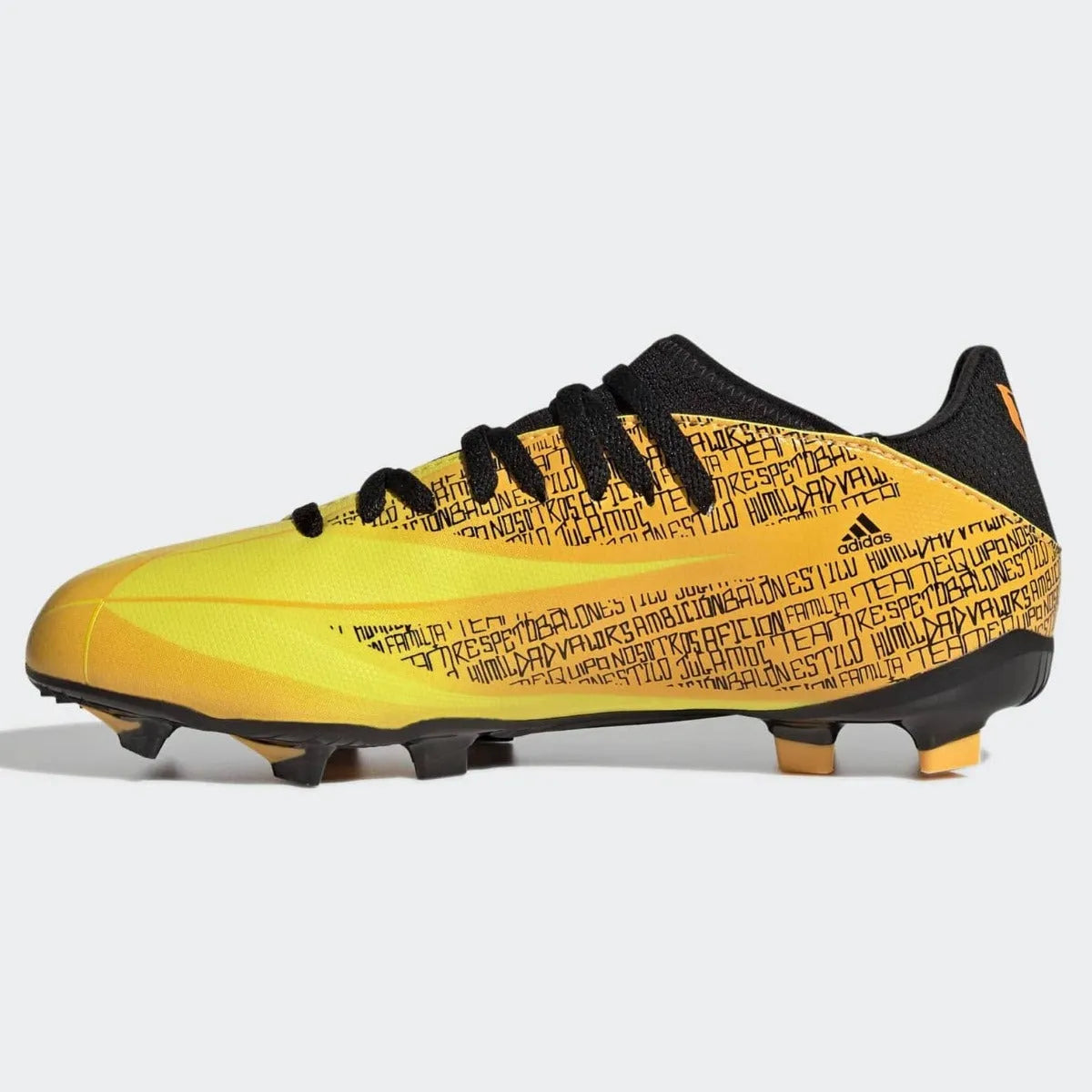 adidas JR X Speedflow Messi .3 FG - Solar Gold-Black (Side 2)