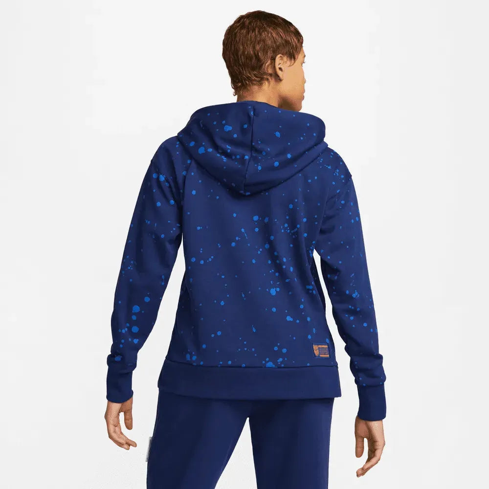 Nike 2023-24 USA Womens DF Fleece Hoodie (Model - Back)