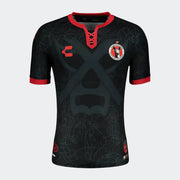 Charly 2021-22 Tijuana Third Jersey - Black-Red (Front)