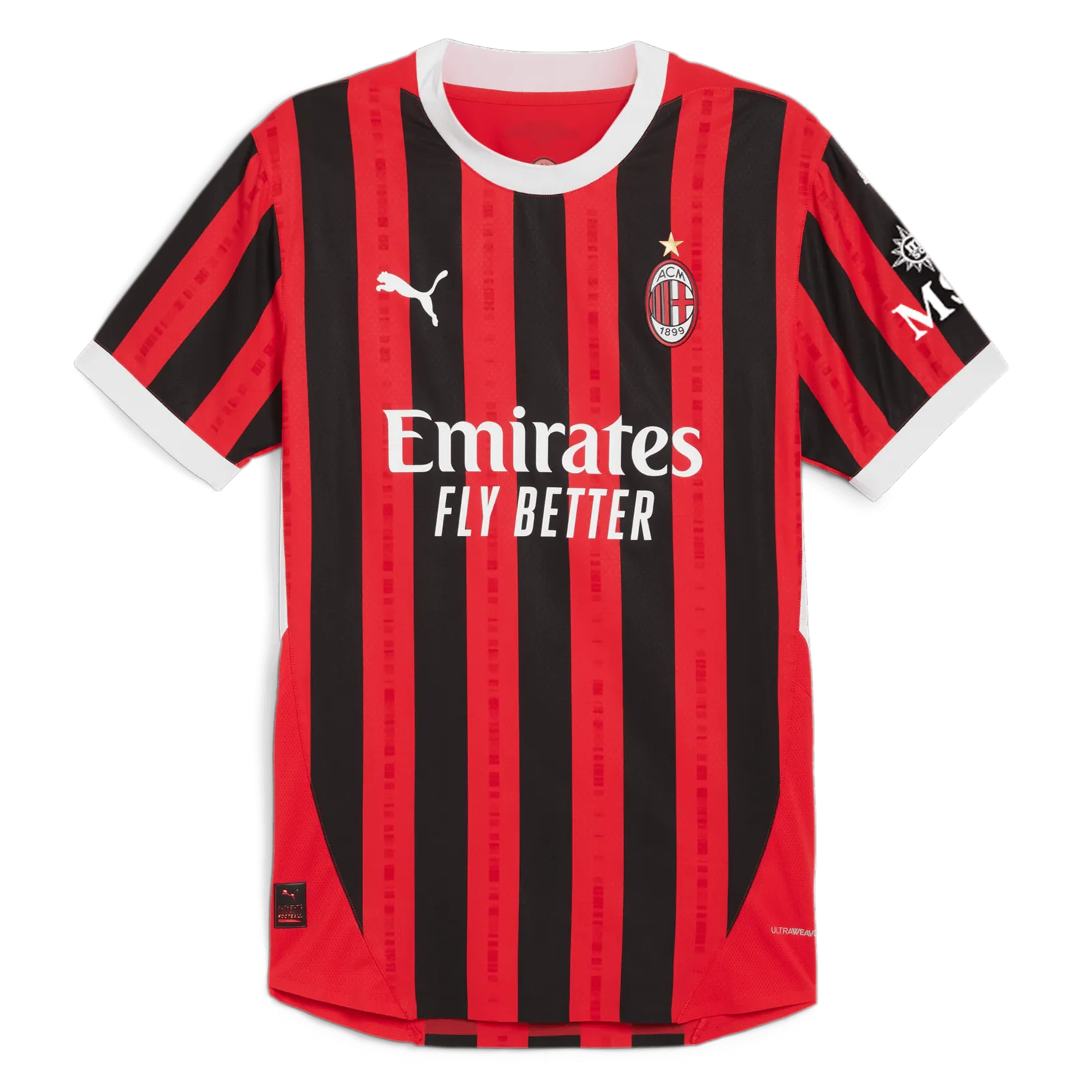 Puma 2024-25 AC Milian Men's Authentic Home Jersey (Front)