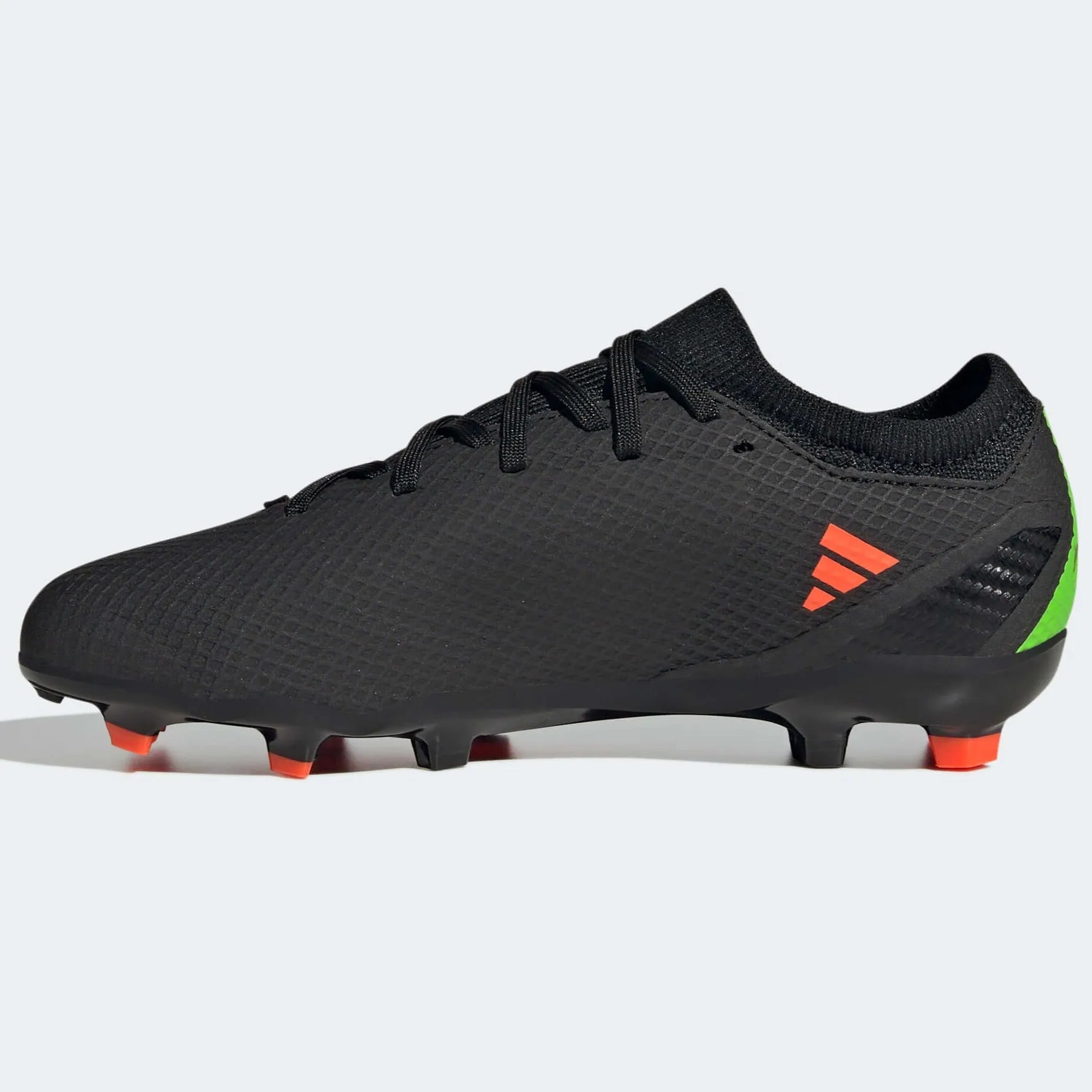 adidas Kids  X Speedportal.3 FG J - Black - Solar Red (Side 2)