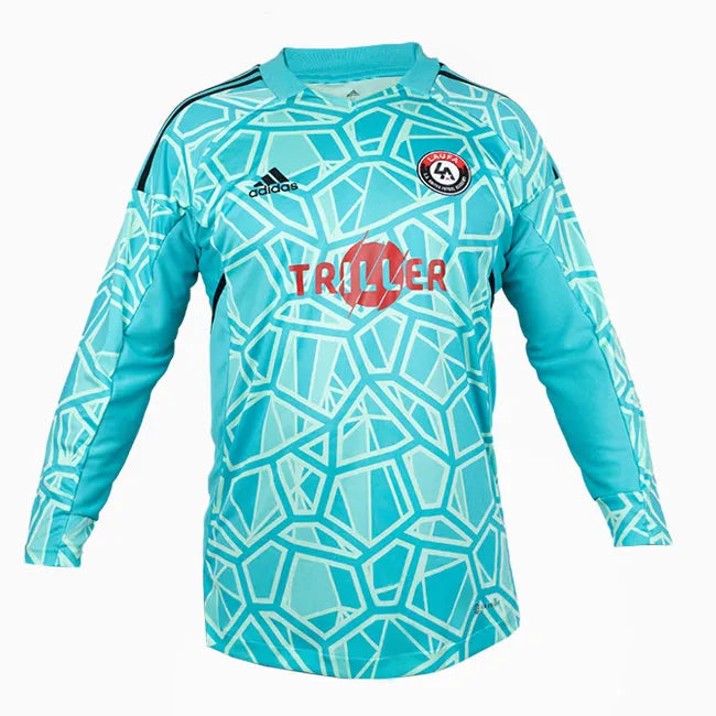 Front view of adidas LAUFA Condivo 22 Women's Goalkeeper LS Jersey - Mint Ru