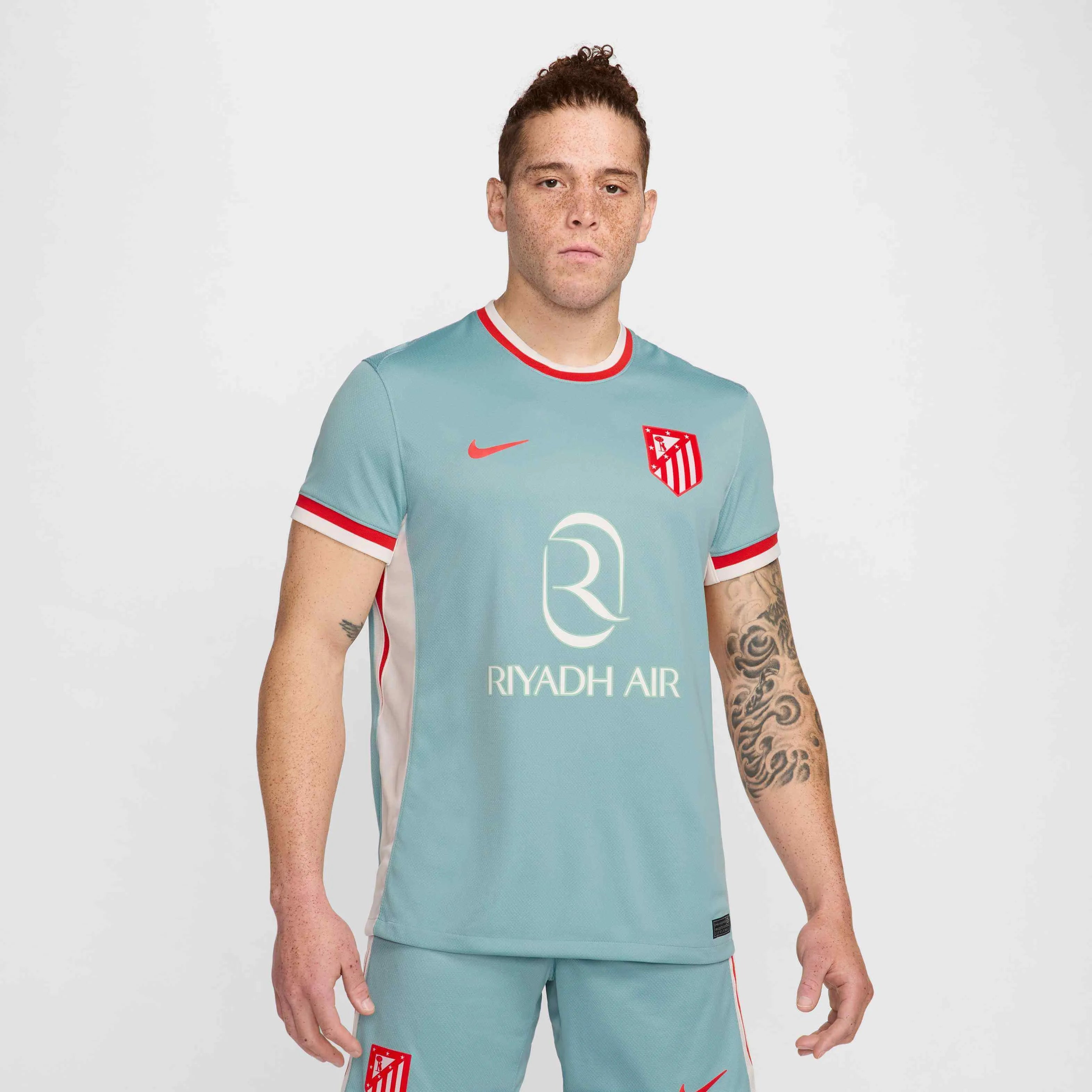 Nike 2024-25 Atletico Madrid Men's Stadium Away Jersey (Model - Front)