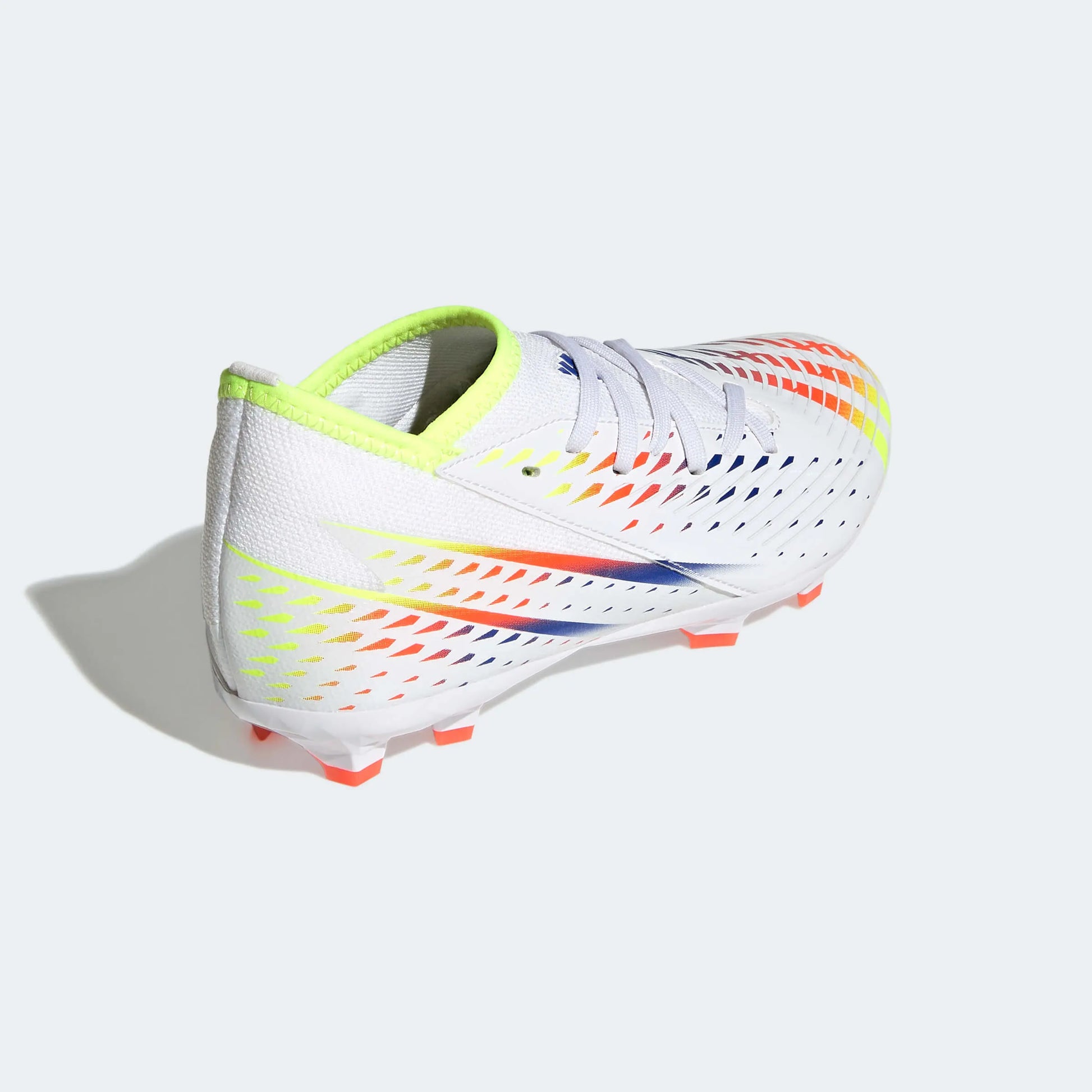 adidas Jr Predator Edge.3 FG J - White-Yellow-Blue (Diagonal 2)