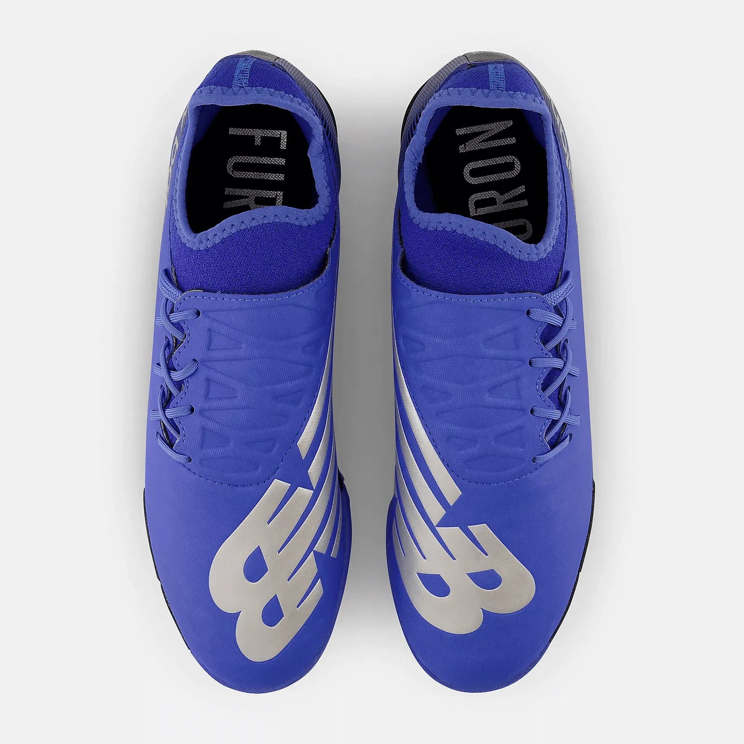 New Balance Furon v7 Dispatch Turf 2E Wide - Blue-Silver (Pair - Top)