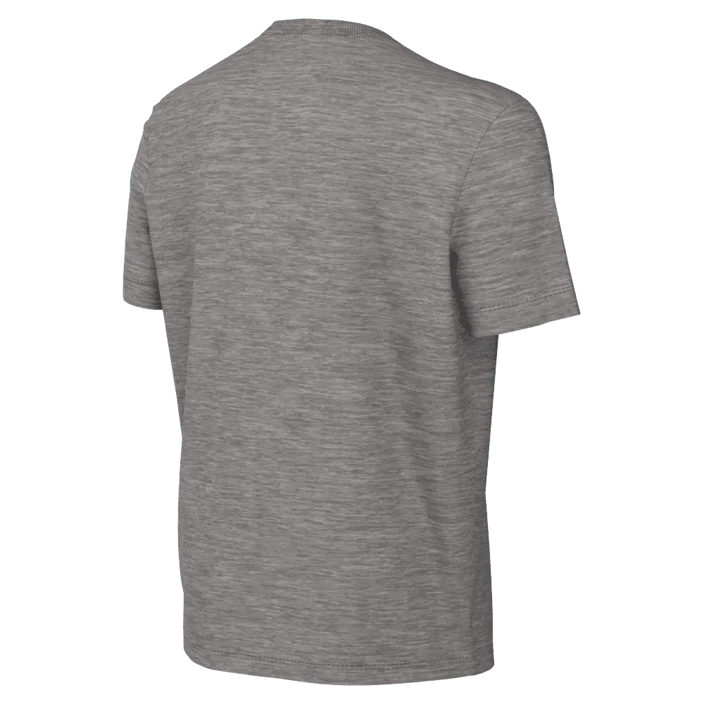 Nike 2023 PSG Youth Swoosh Tee - Grey-Navy (Back)