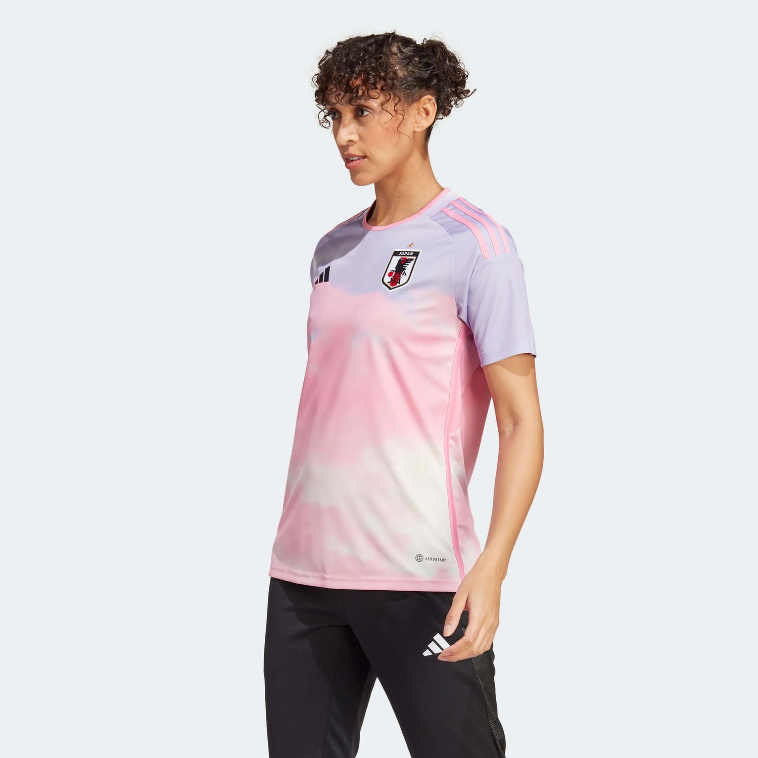 adidas 2023-24 Japan Womens Away - Glow Purple (Model - Front)