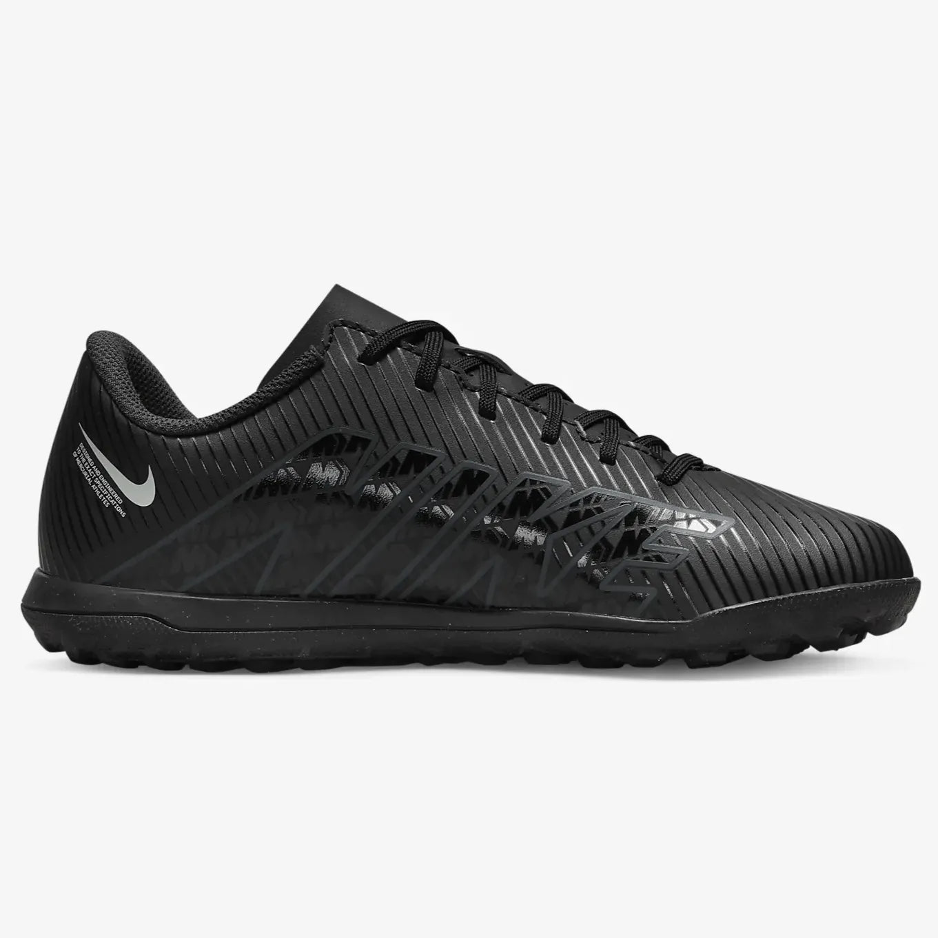 Nike Jr Vapor 15 Club Turf - Black-Smoke Grey (Side 2)