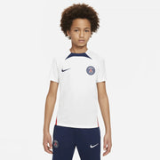 Nike 2022-23 PSG Youth Strike Top - White-Navy (Model - Front)