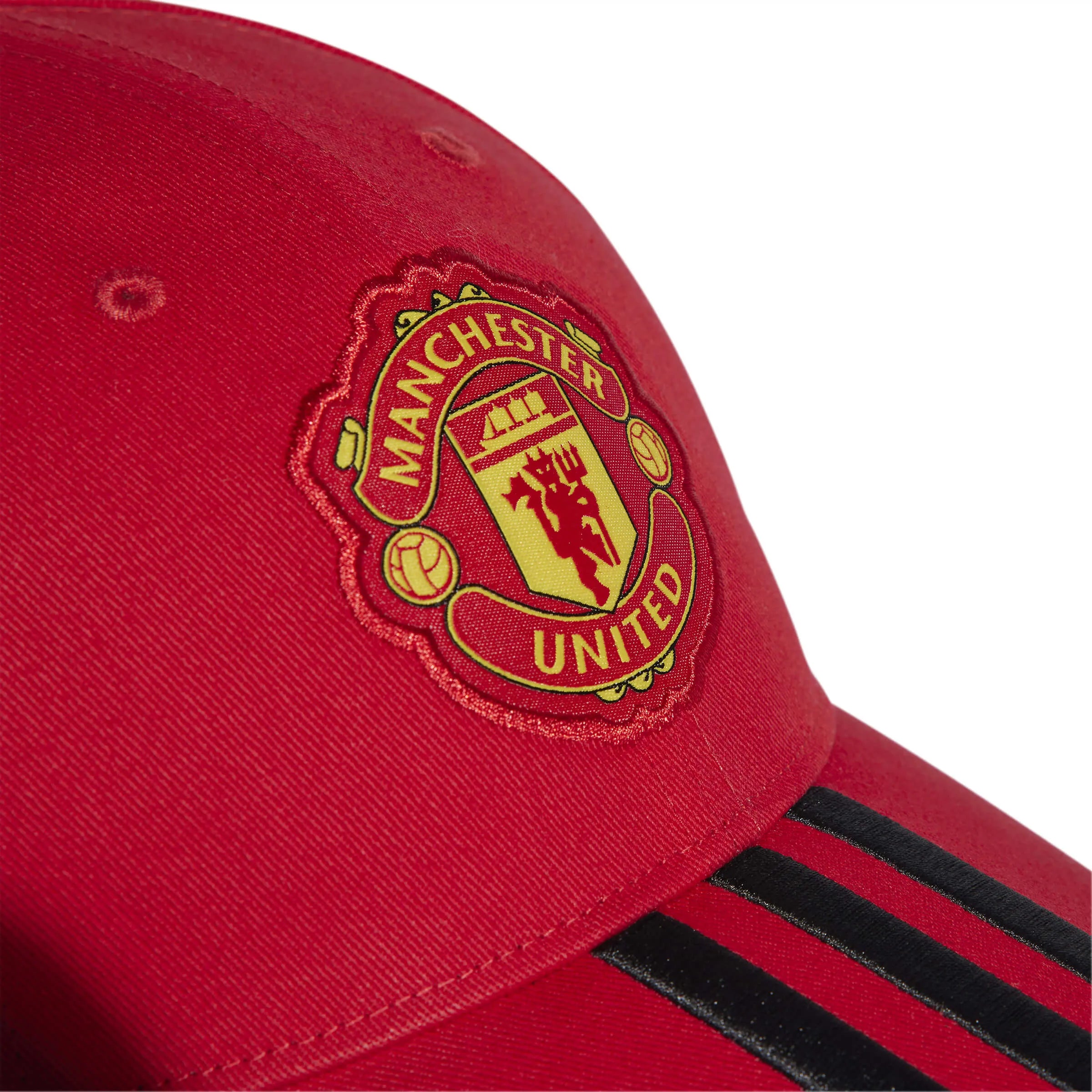 adidas 2022-23 Manchester United Baseball Cap - Red-Black (Detail 1)
