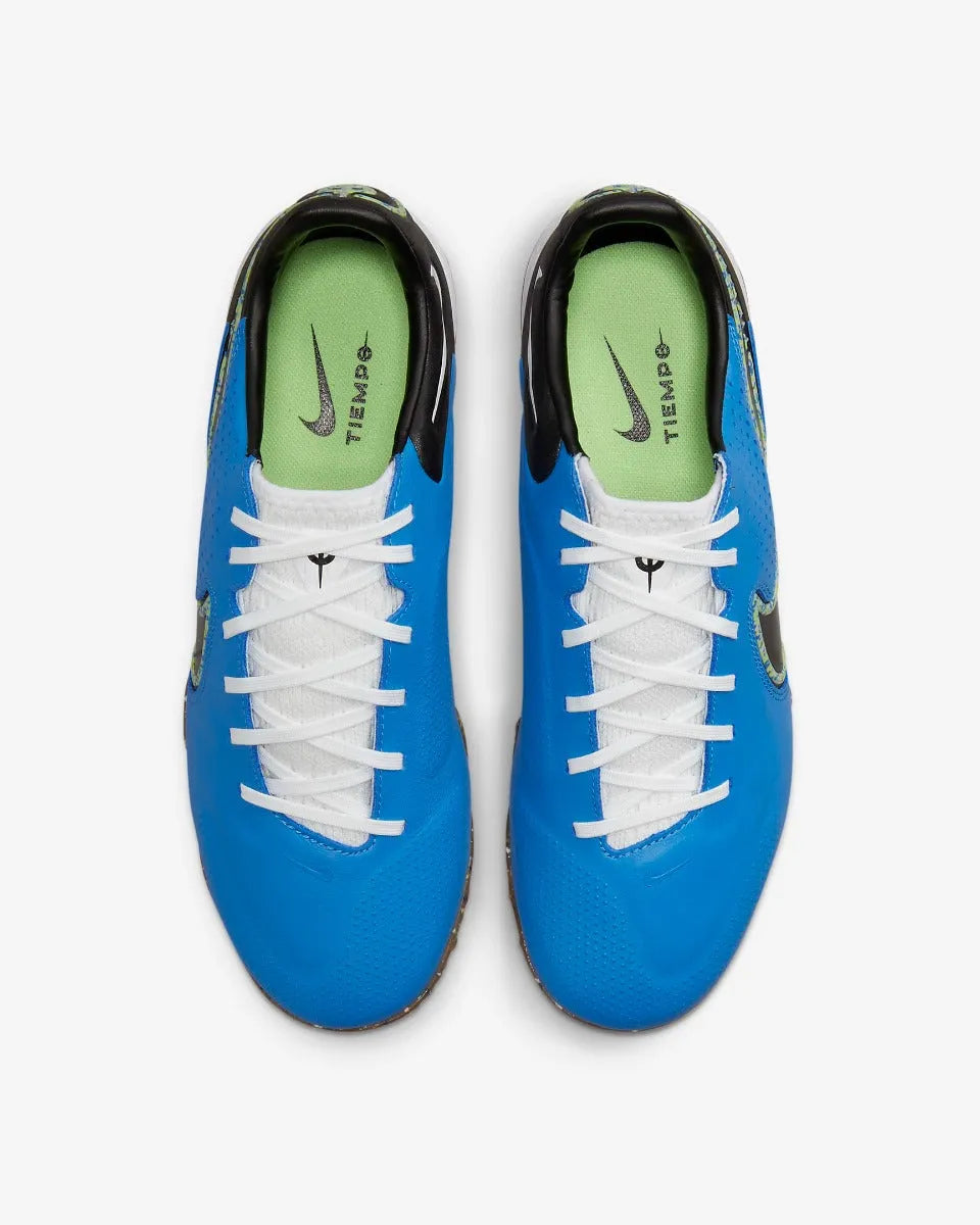 Nike Legend 9 PRO React TF - Blue-Black-White (Pair - Top)