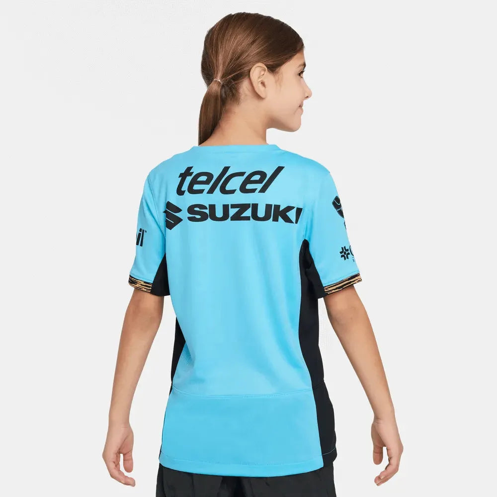 Nike 2023-24 Pumas Youth Stadium Third Jersey (Model - Back)