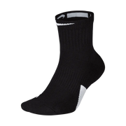 Nike Elite Socks - Black - White (Front - Lateral)
