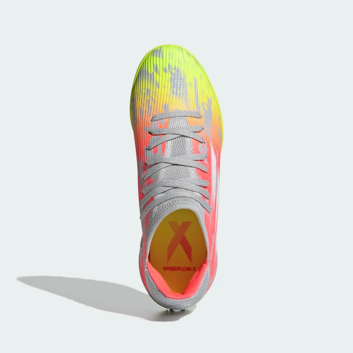 Adidas JR X Speedflow .3 TF - Clear Onix-White-Solar Yellow (Top)