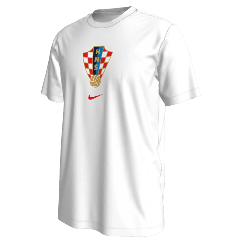 Nike 2022-23 Croatia Crest Tee University White (Front)