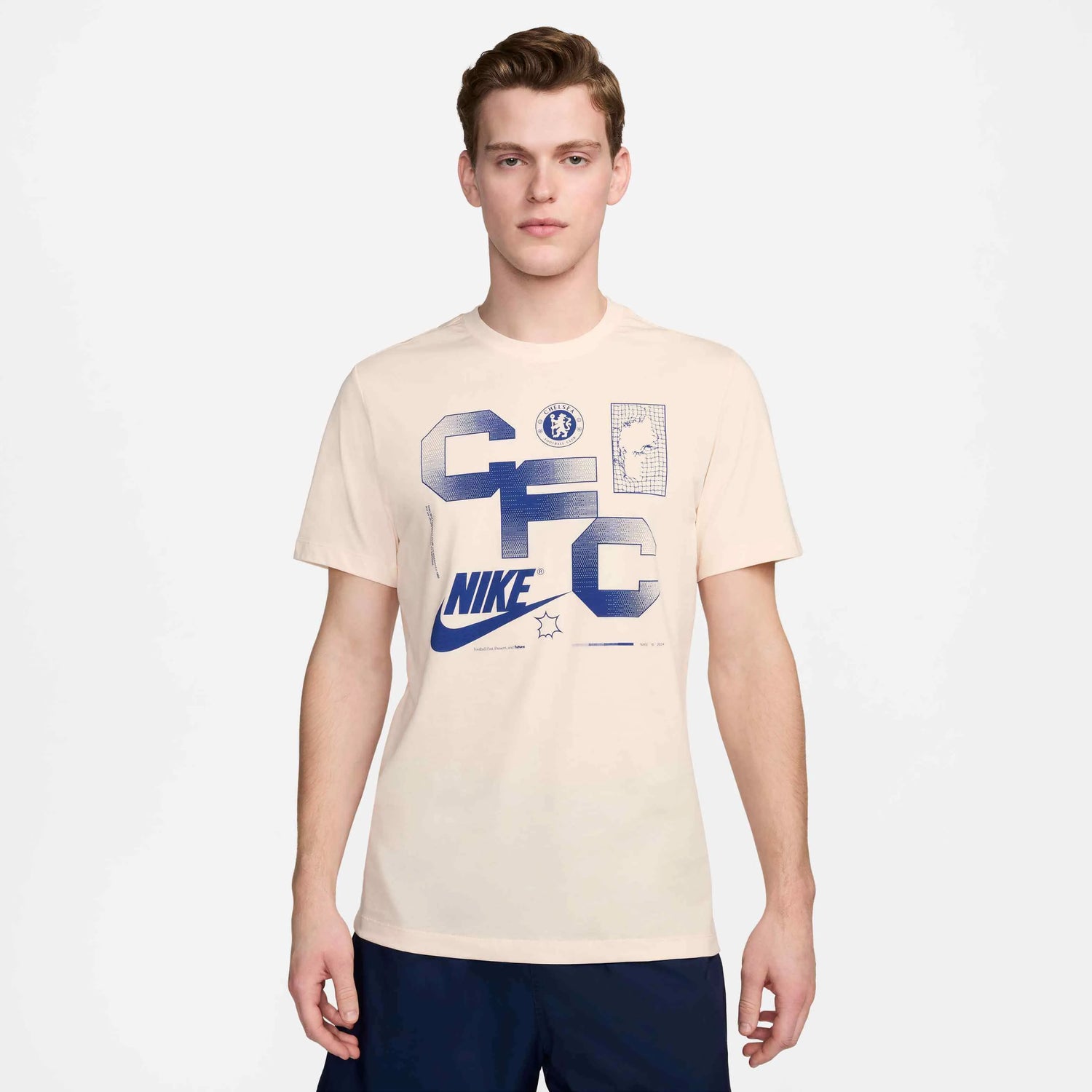 Nike 2024-25 Chelsea Men's Futura Tee (Model - Front)