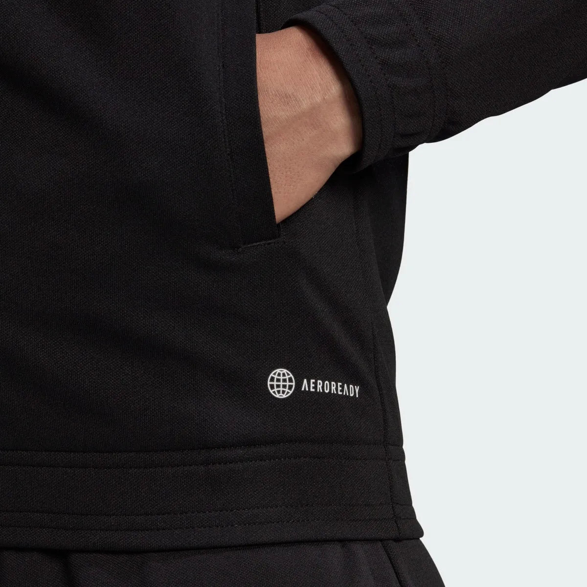 adidas Entrada 22 Women's Track Jacket - Black (Detail 2)