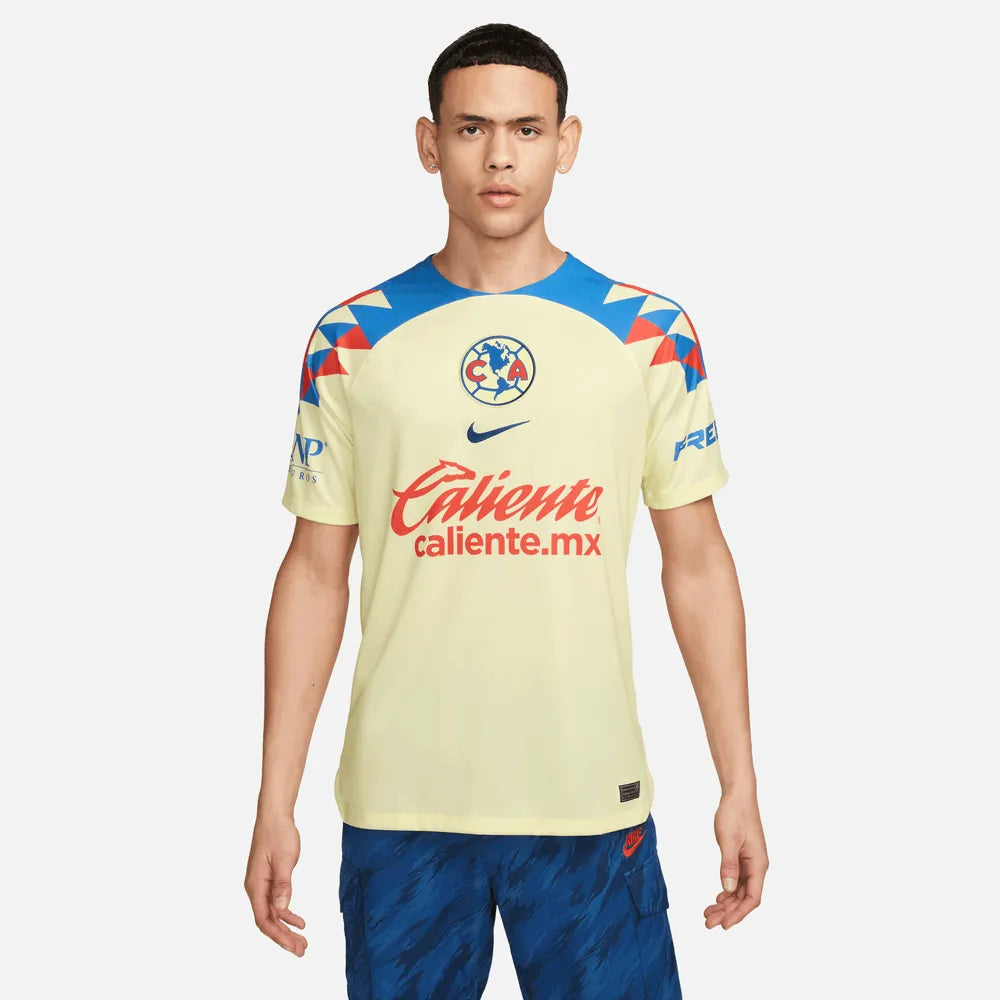 Nike 2023-24 Club America Men's Stadium Home Jersey (Model - Front)
