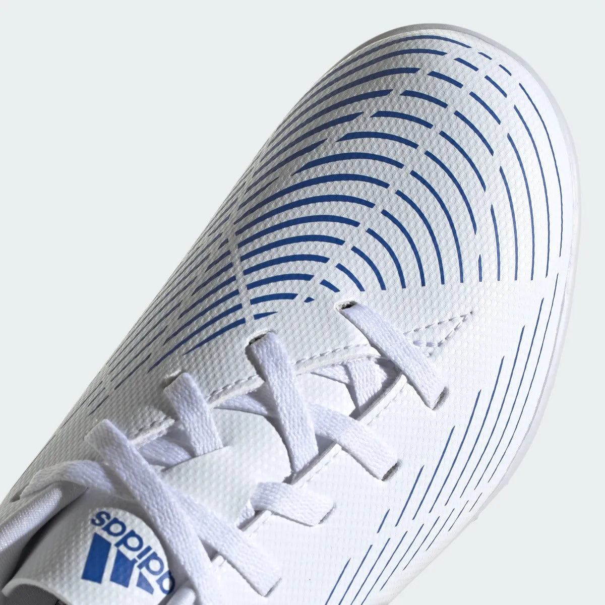 adidas Kids Predator Edge .4 Turf - White-Hi Res Blue (Detail 1)
