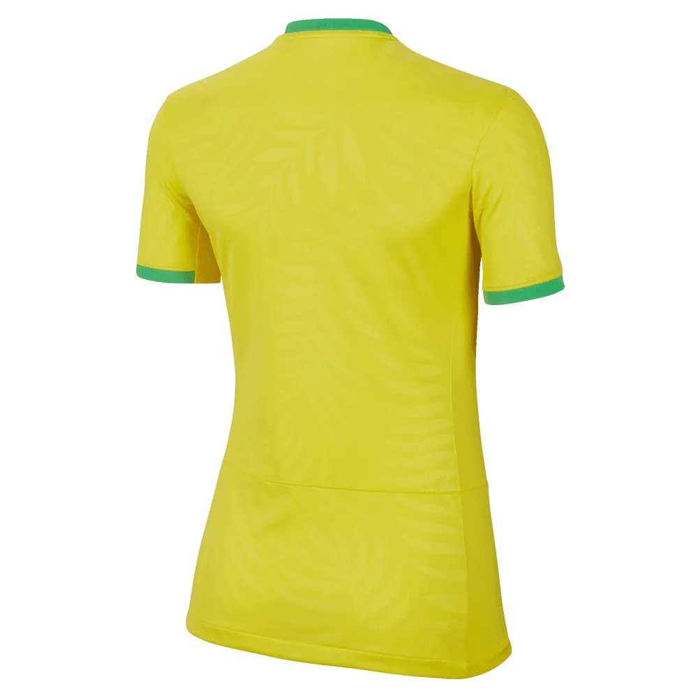 Nike 2023-24 Brazil Women's Stadium Home Jersey (Back)