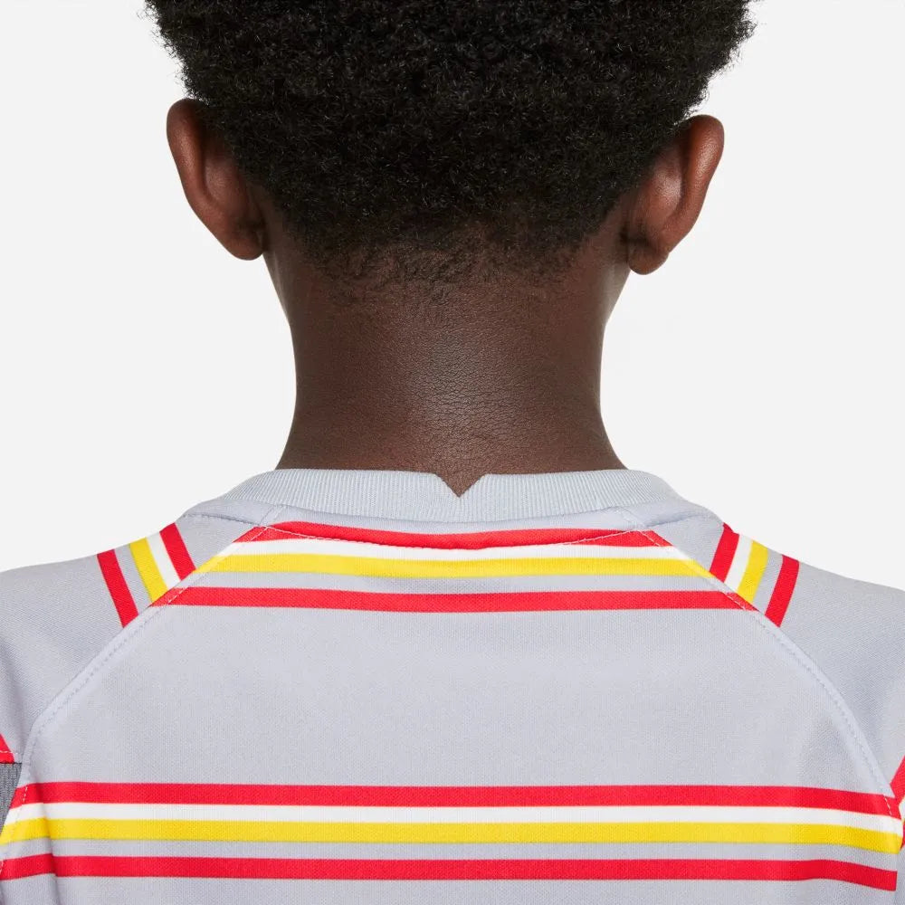 Nike 2021-22 Liverpool Youth DF Pre-Match Jersey - Wolf Grey (Detail 2)