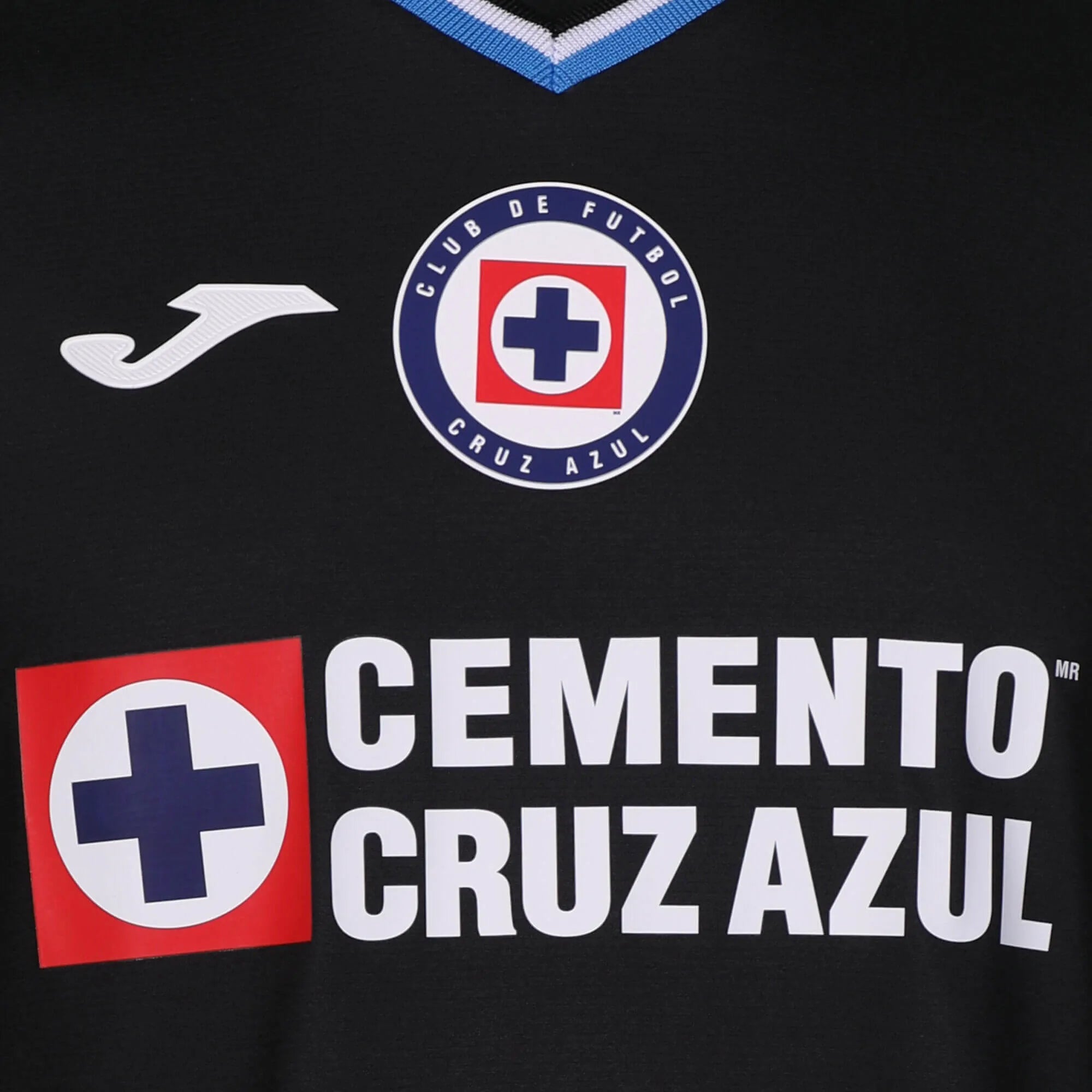 Joma 2022-23 Cruz Azul Third Jersey - Black (Detail 2)