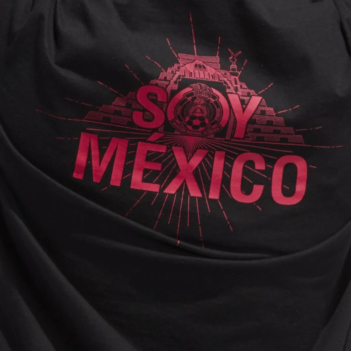 Adidas 2020-21 Mexico Women Amplifier Tee - Black-Pink (Detail 2)