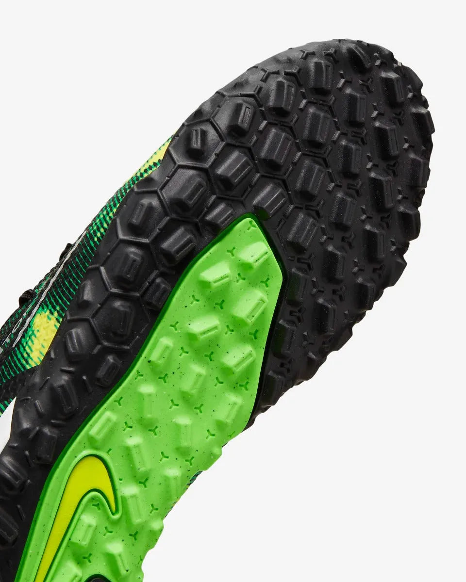 Nike Phantom GT2 Academy DF SW TF - Black-Green Strike (Detail 1)