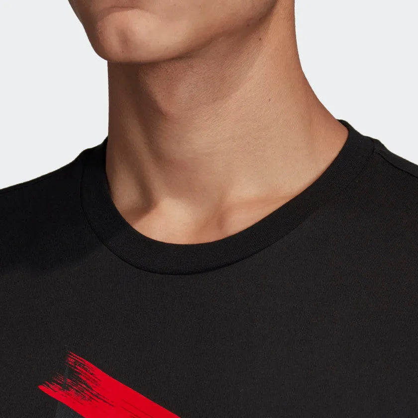 adidas 2020-21 Belgium Street Graphic Tee - Black