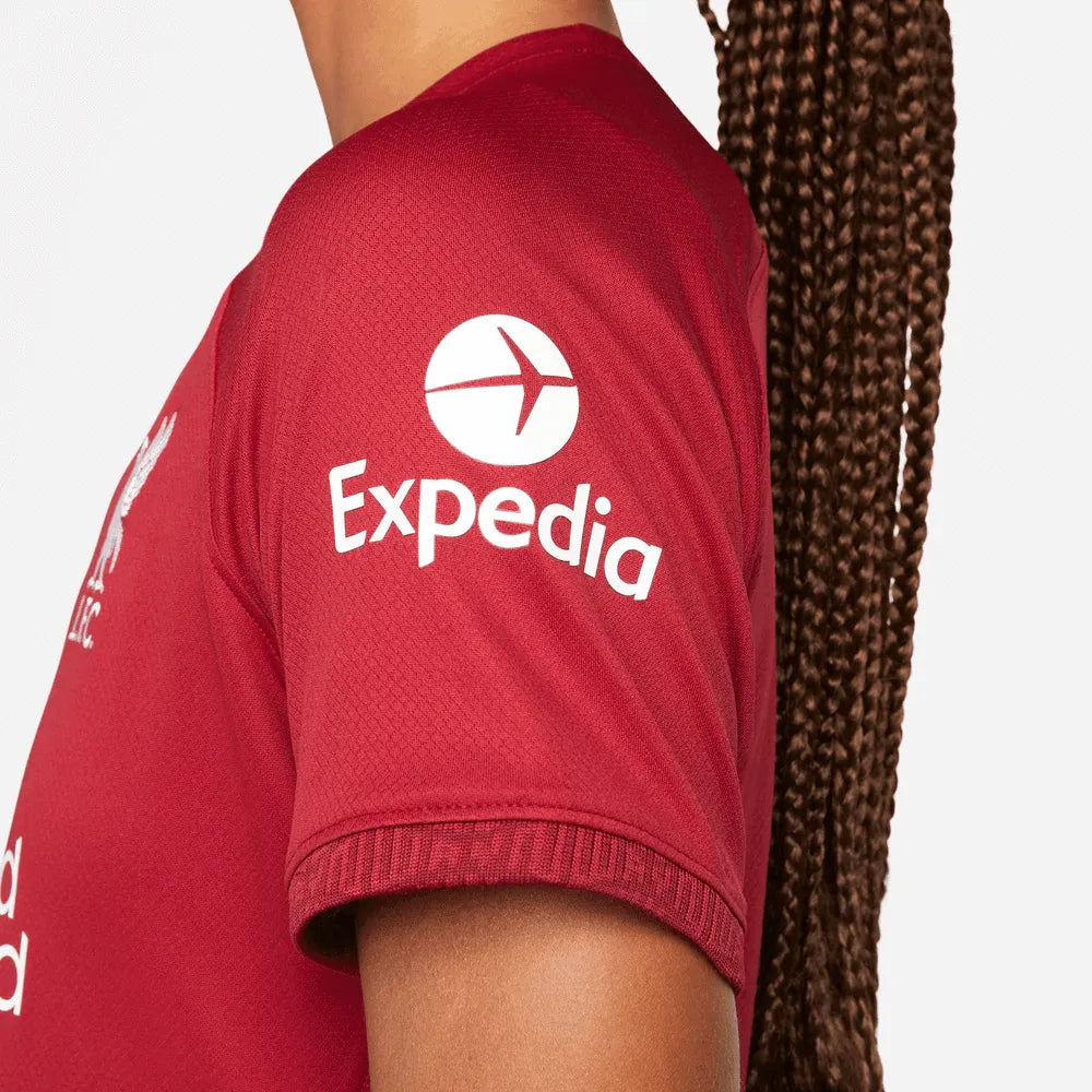 Nike 2022-23 Liverpool FC Womens Stadium Home Jersey - Red (Detail 3)