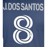 LA Galaxy 2020/22 Away J. Dos Santos #8 Jersey Name Set