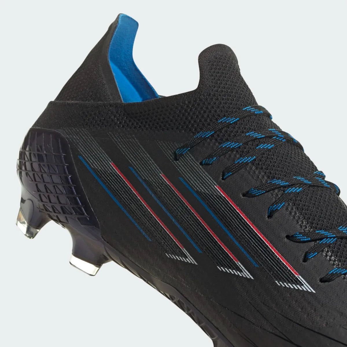 Adidas X Speedflow .1 FG - Black-White-Red-Blue (Detail 1)