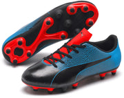 Puma JR Spirit II FG - Black Blue