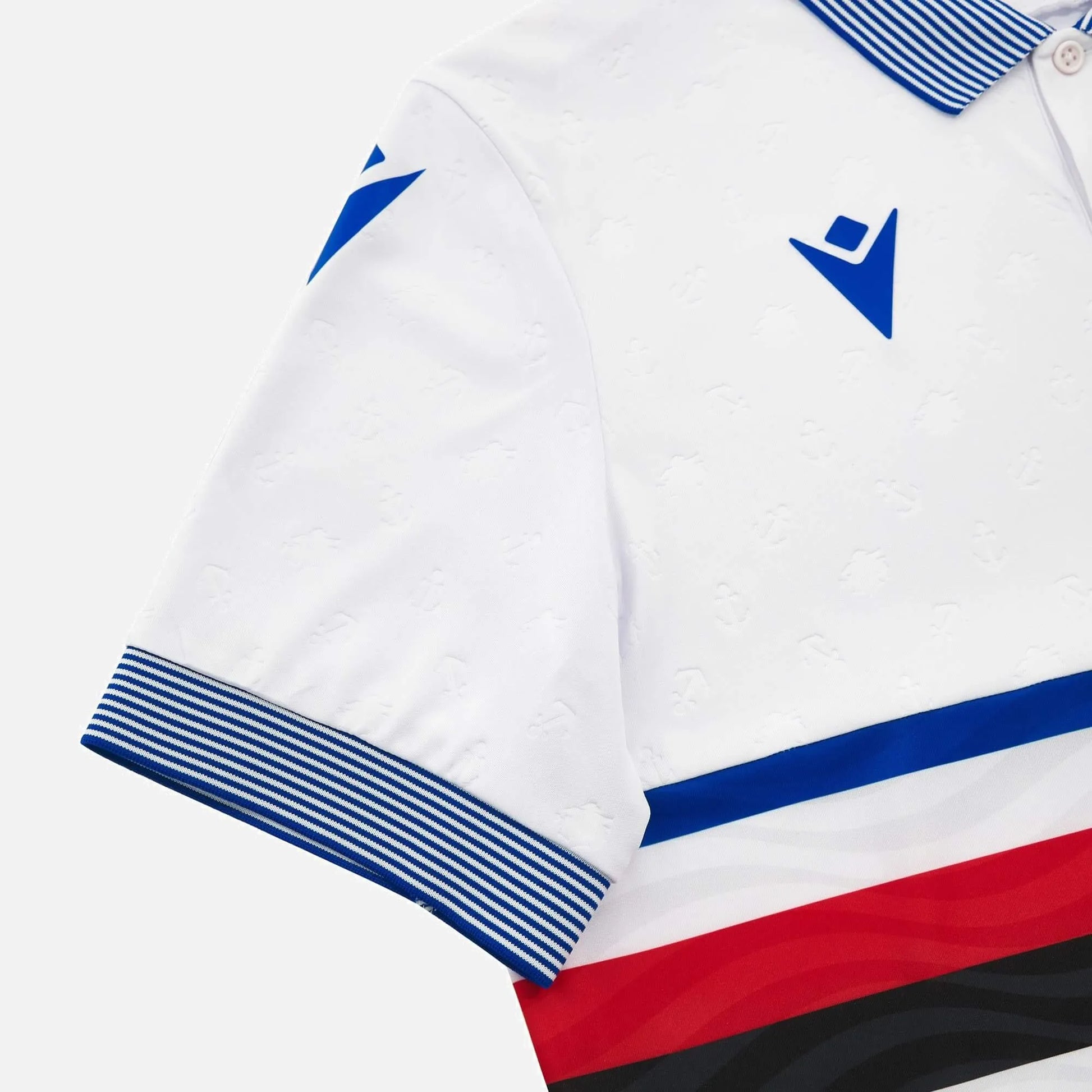 Macron 2023-24 Sampdoria Men's Authentic Away Jersey (Detail 3)