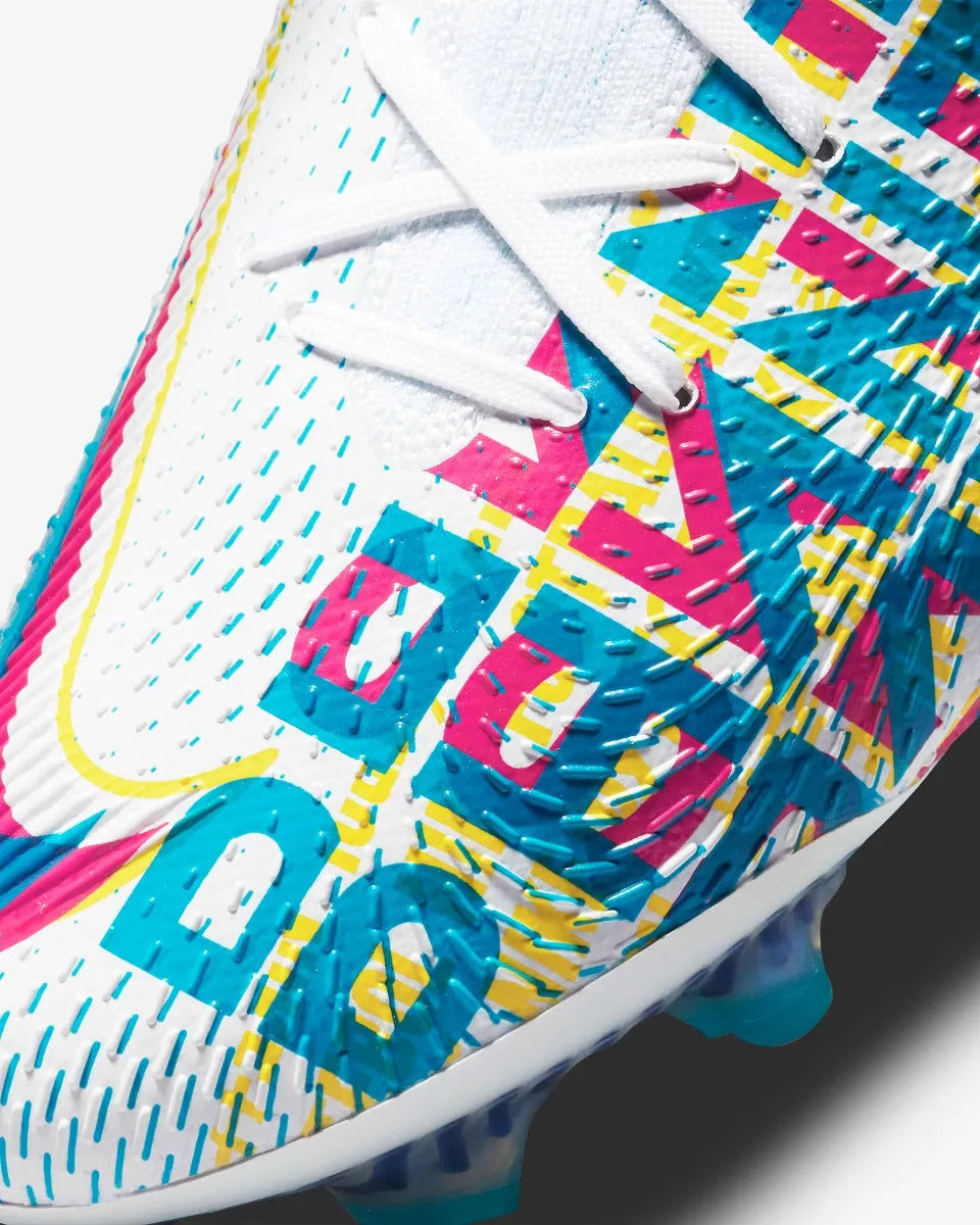 Nike Phantom GT Elite DF 3D FG - White-Blue-Pink (Detail 2)