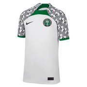 Nike 2022-23 Nigeria Youth Away Jersey - White-Black (Front)