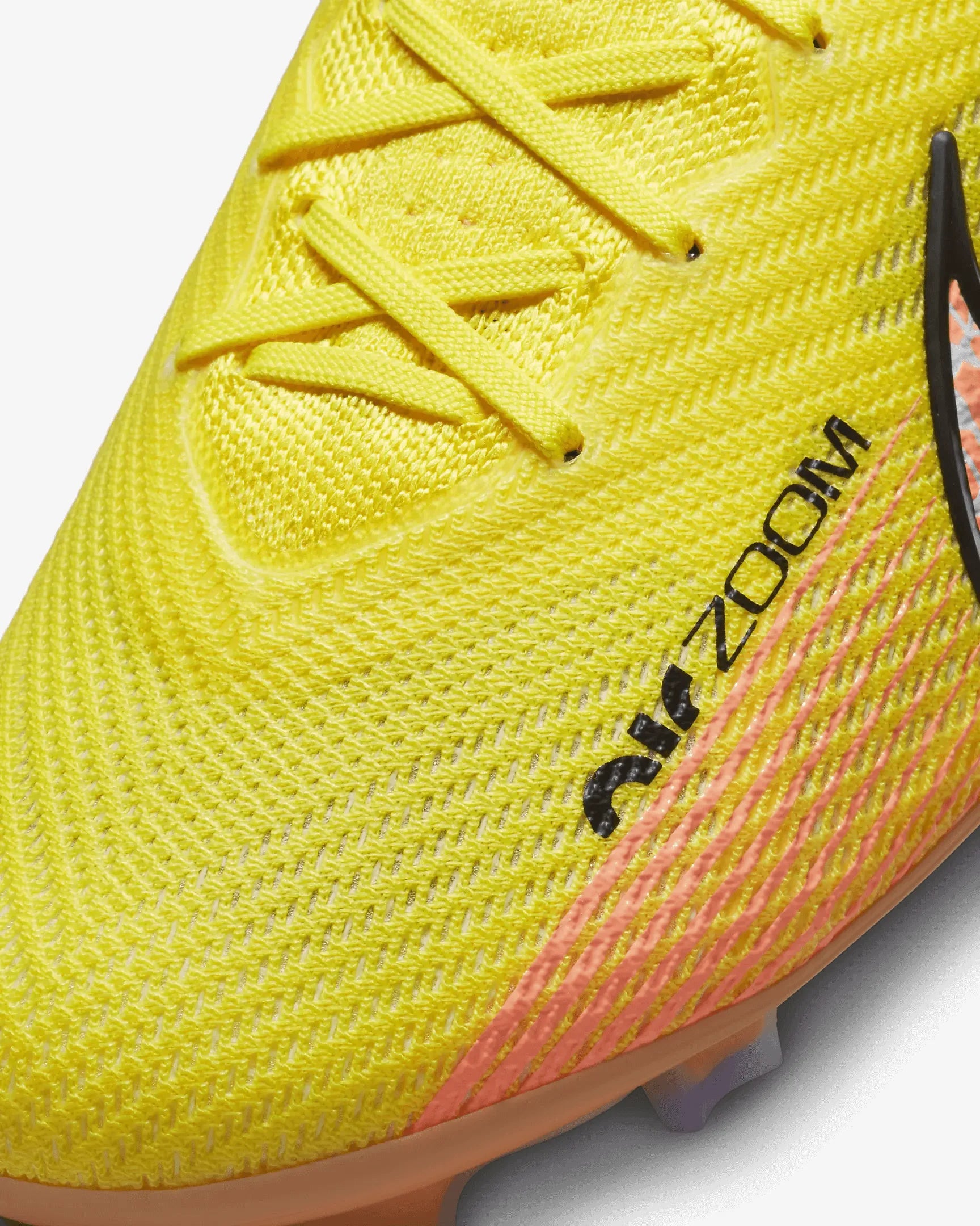 Nike Zoom Vapor 15 Elite FG - Yellow Strike-Sunset Glow (Detail 2)