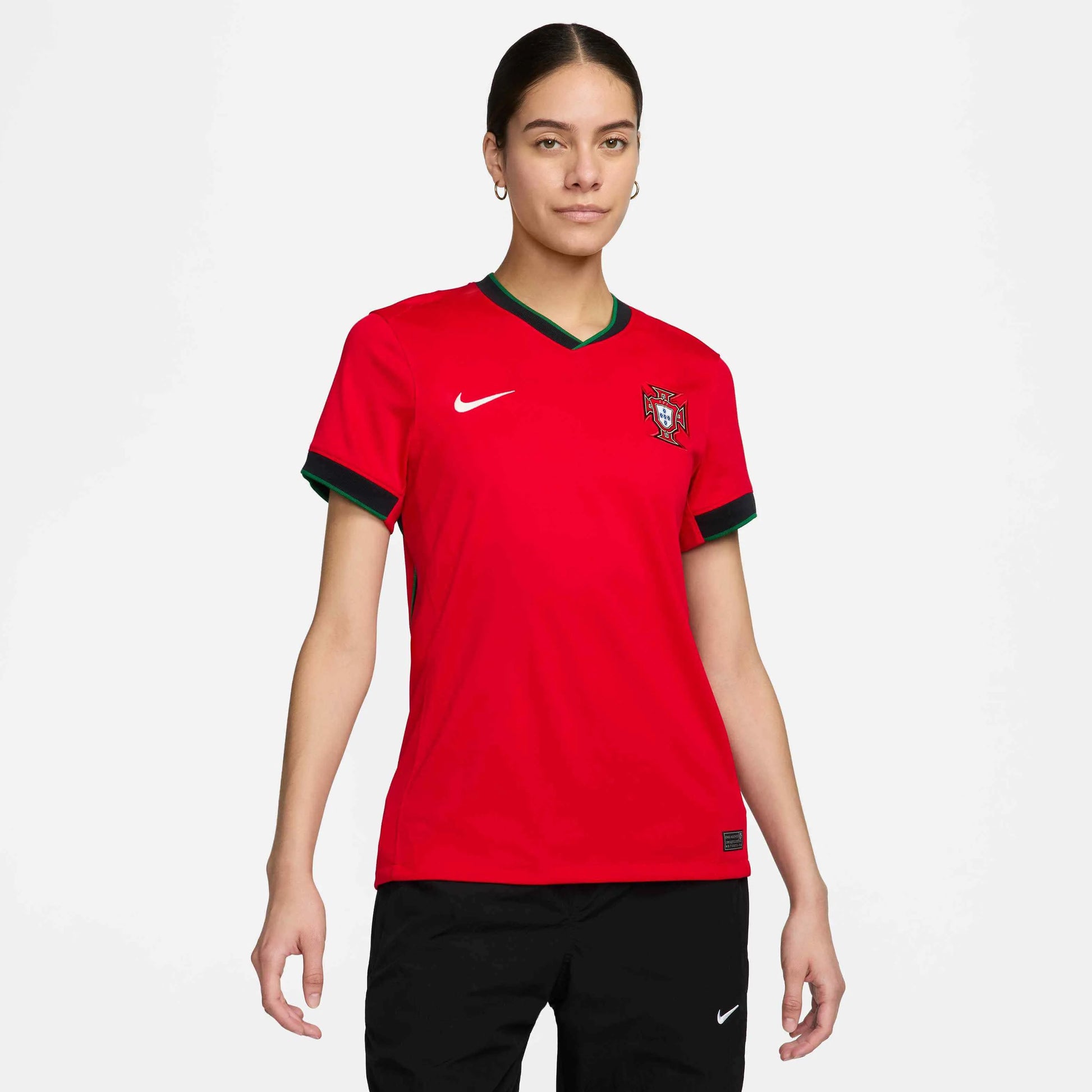 Nike 2024-25 Portugal Women's Stadium Home Jersey (Model - Front)