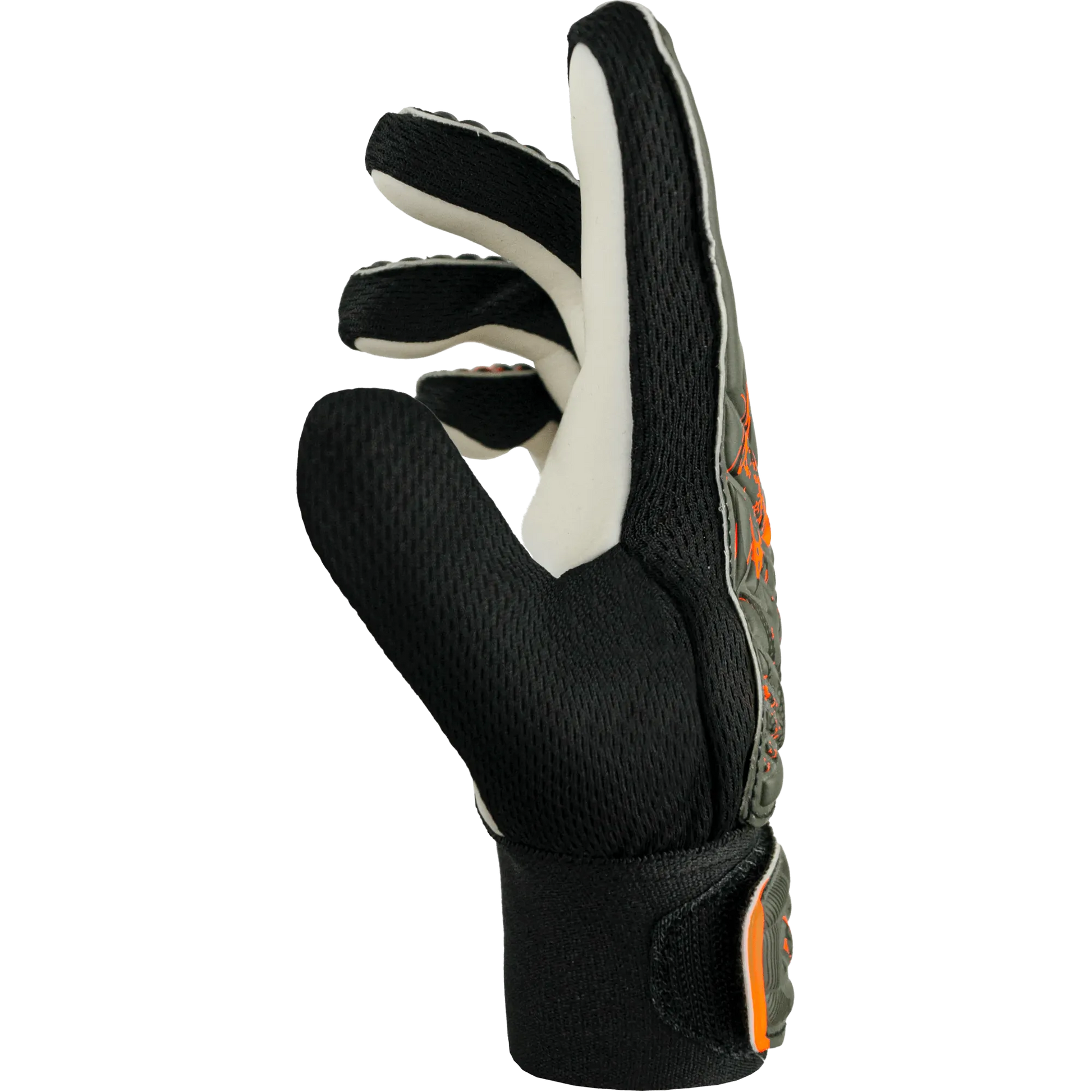 Reusch  JR Attrakt Starter Solid Goalkeeper Gloves - Desert Green-Orange (Single - Side)