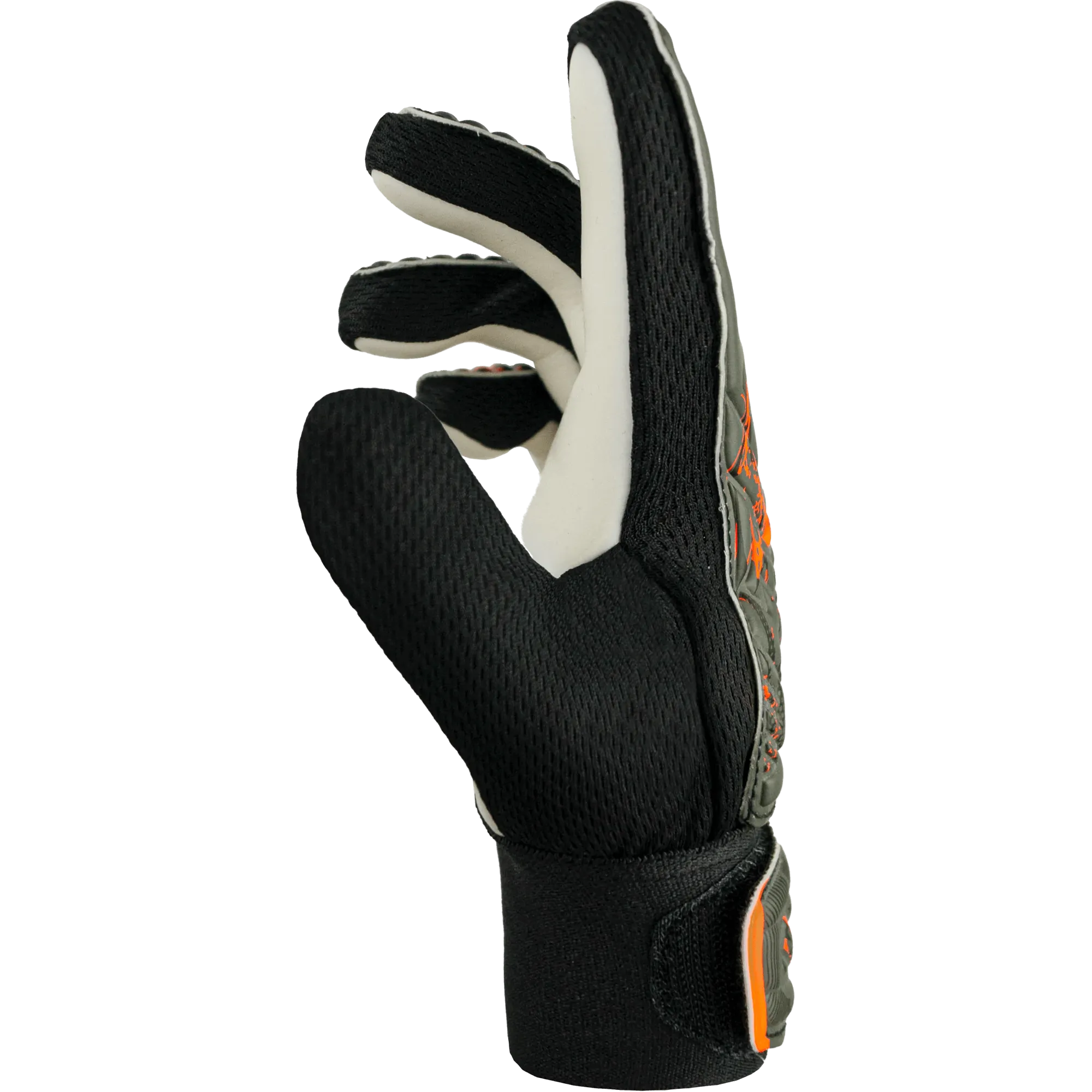 Reusch  JR Attrakt Starter Solid Goalkeeper Gloves - Desert Green-Orange (Single - Side)