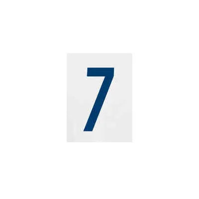 USA 2020/21 Home Reyna #7 Jersey Name Set (Front Number)