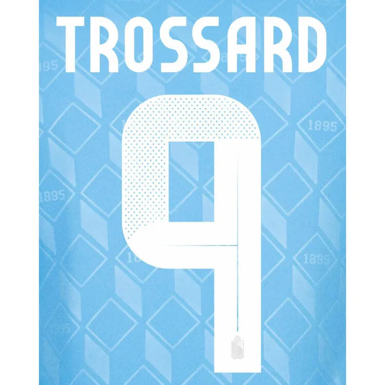 Belgium 2024 25 Away Trossard #9 Jersey Name Set (Back)