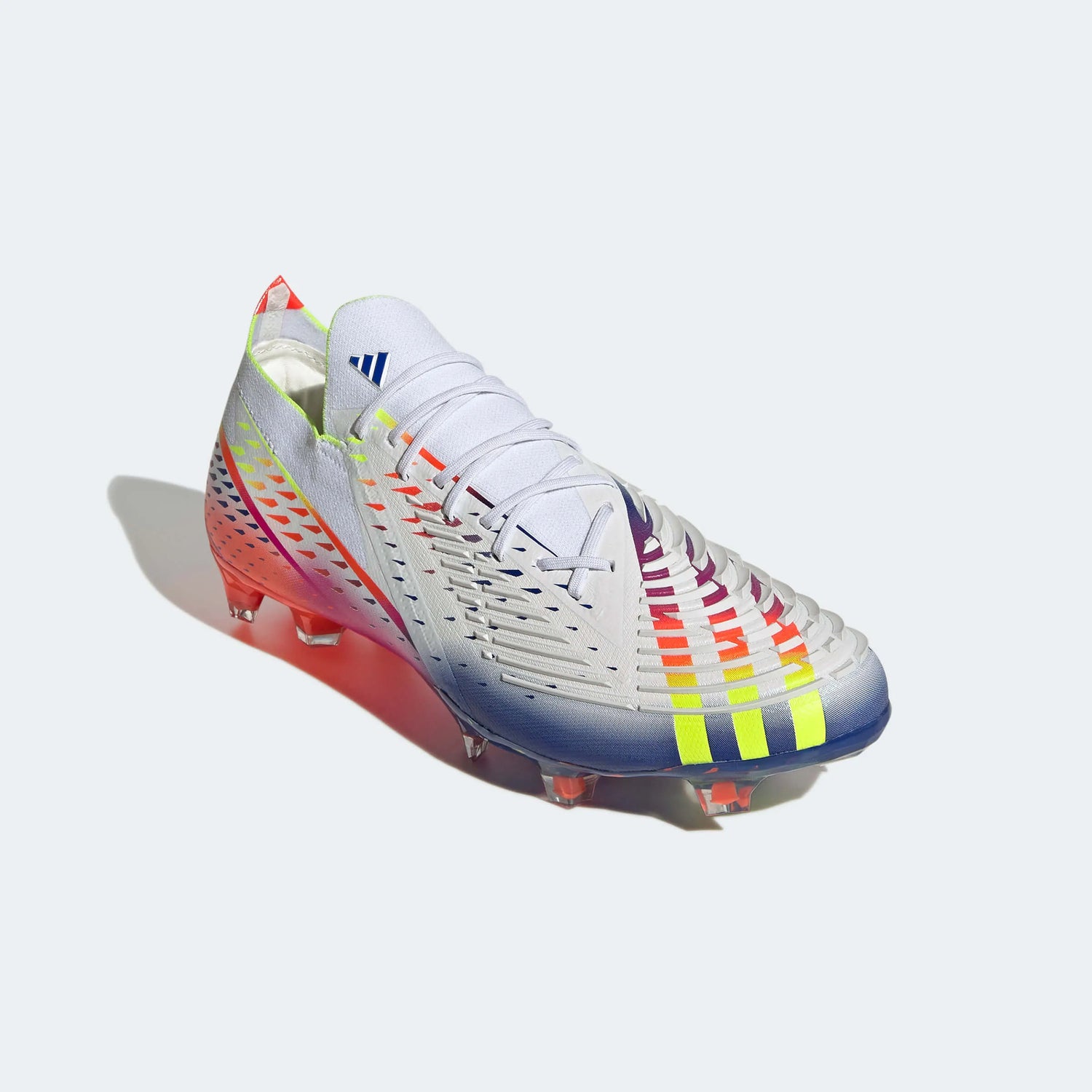adidas Predator Edge.1 L FG - White-Yellow-Blue (Diagonal 1)