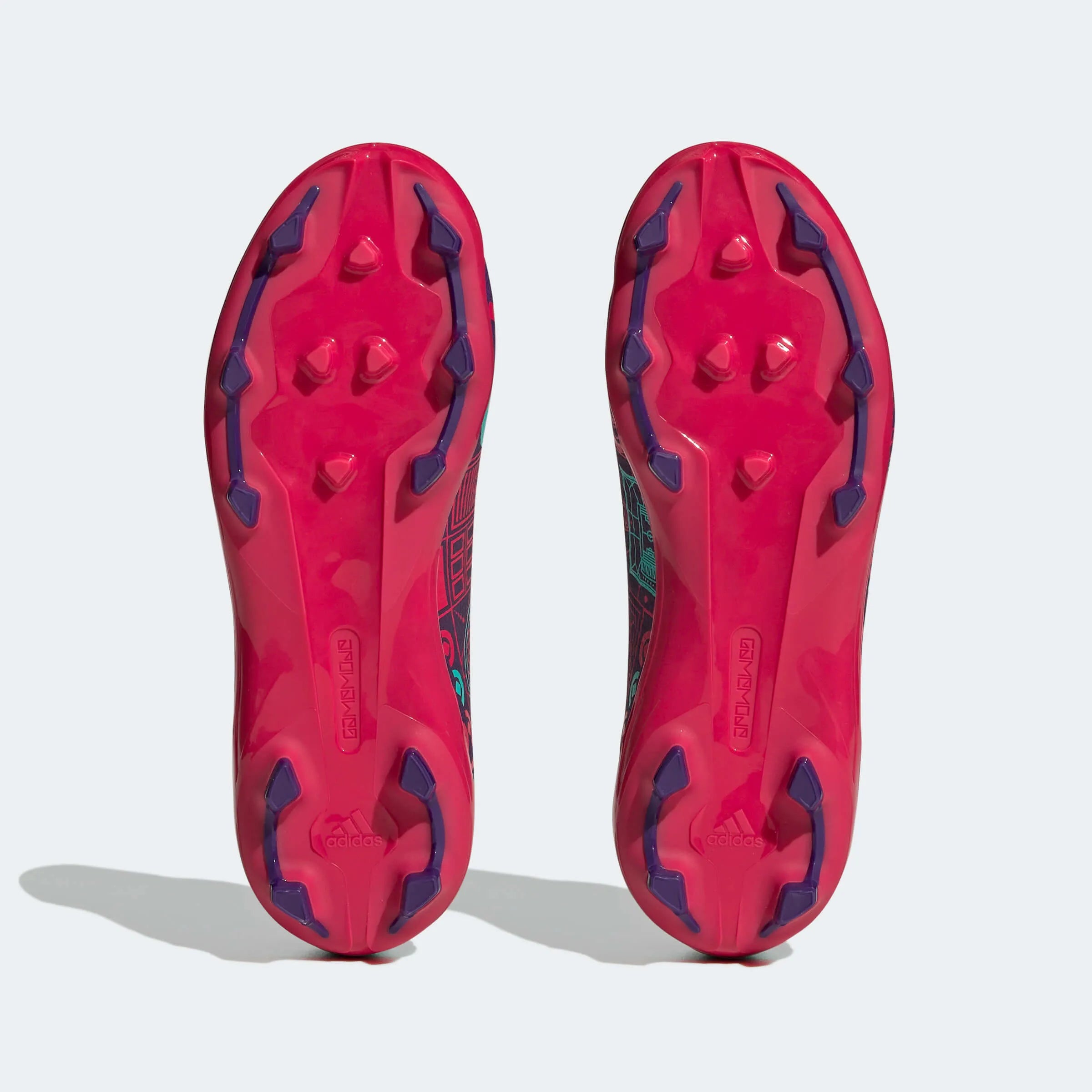 adidas Jr Gamemode Knit FG - Purple-Ruby Red (Pair - Bottom)