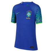 Nike 2022-23 Brazil Youth Away Jersey - Blue (Front)