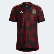  adidas 2022-23 Germany Away Authentic Jersey Black (Front)