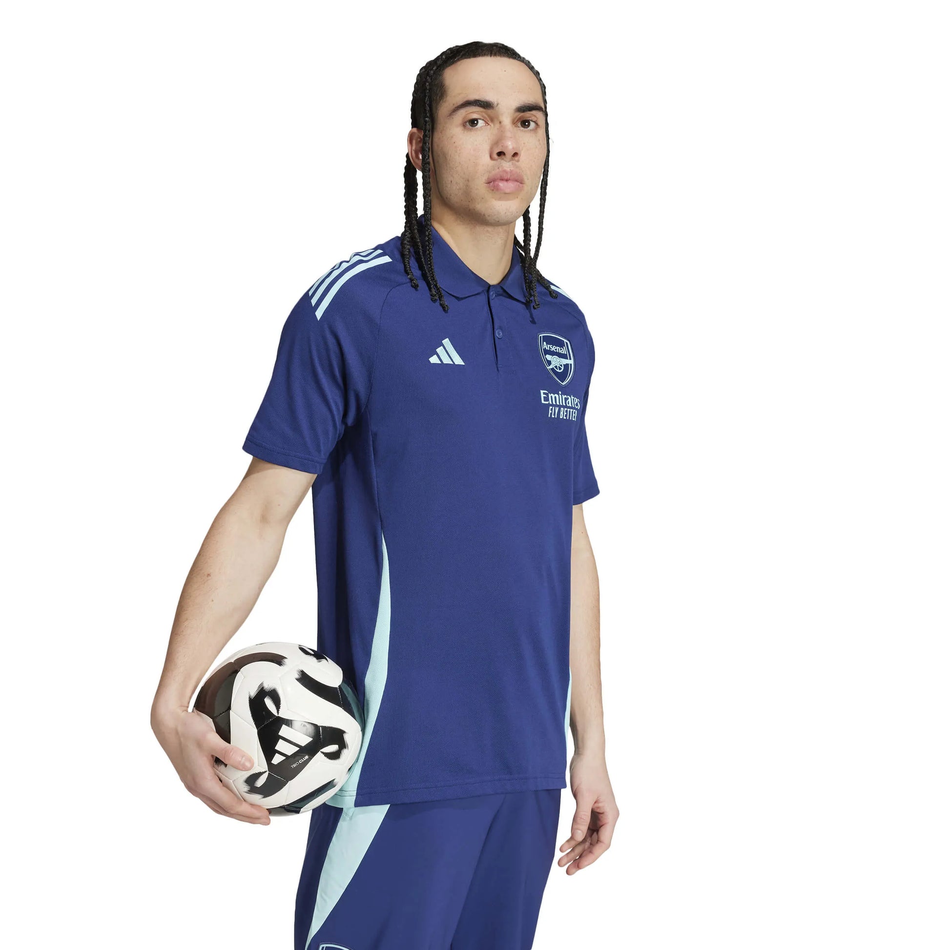 adidas 2024-25 Arsenal Men's Polo Shirt (Model - Side)