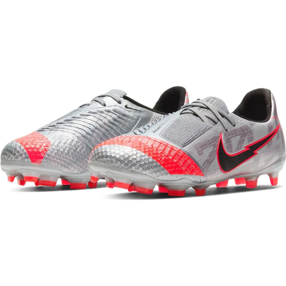 Nike JR Phantom Venom Elite FG - Grey-Red